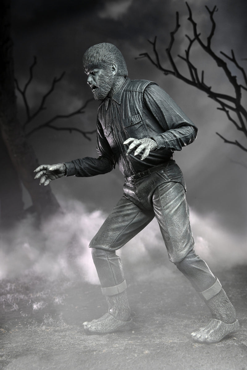 Universal Monsters - Ultimate Wolf Man - Black & White - Collectables > Action Figures > toys -  Neca