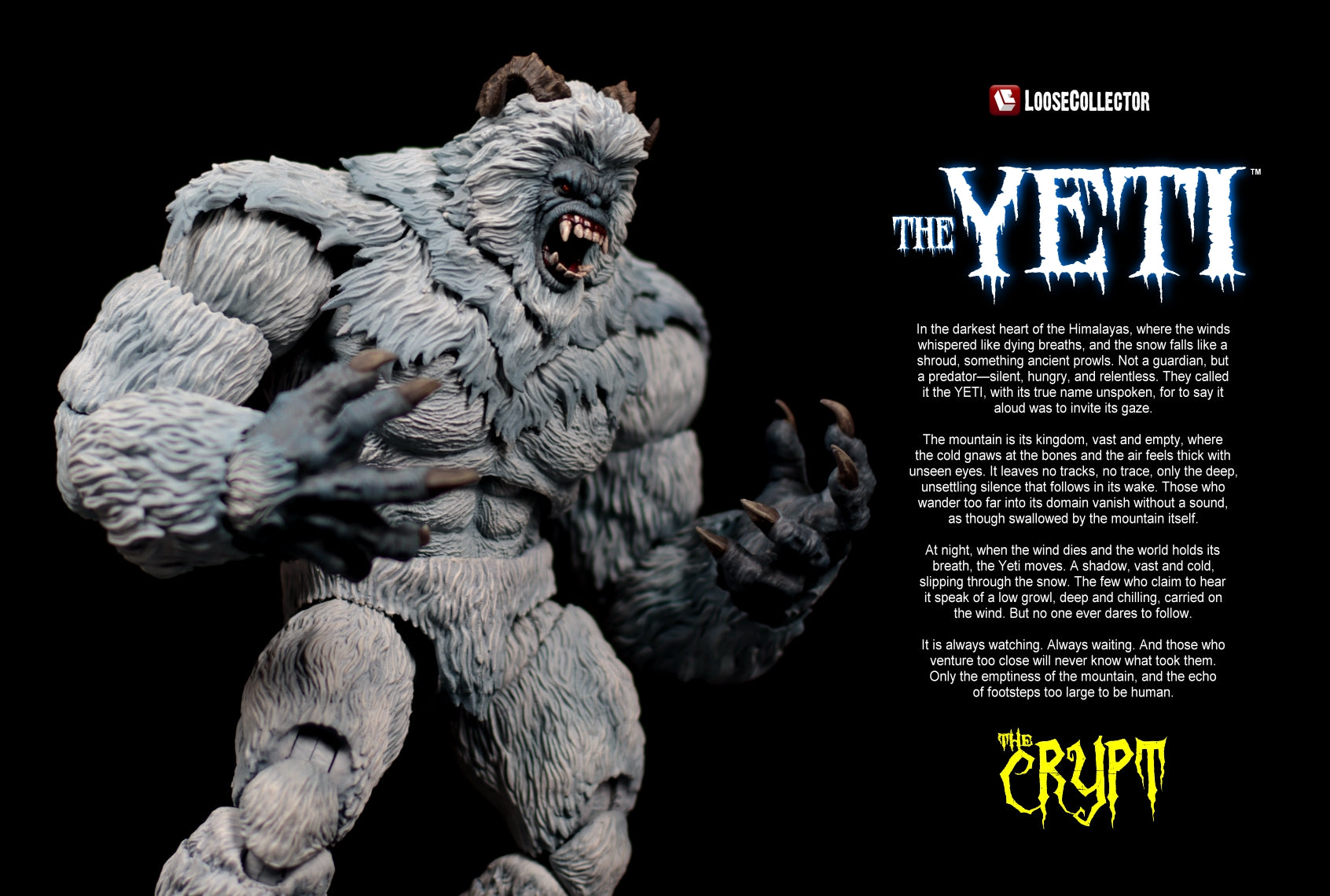 The Crypt Yeti Action Figure — Toy Snowman