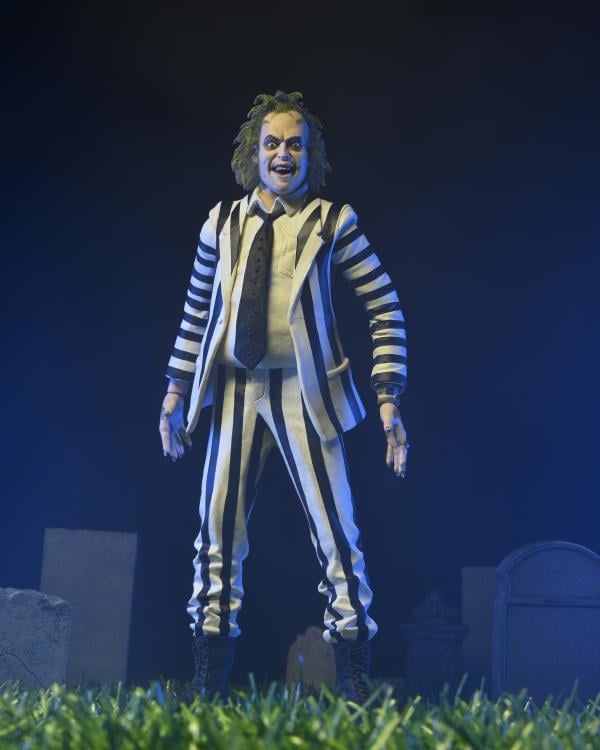 Beetlejuice (Black and White Suit) Action Figure - Collectables > Action Figures > toys -  Neca