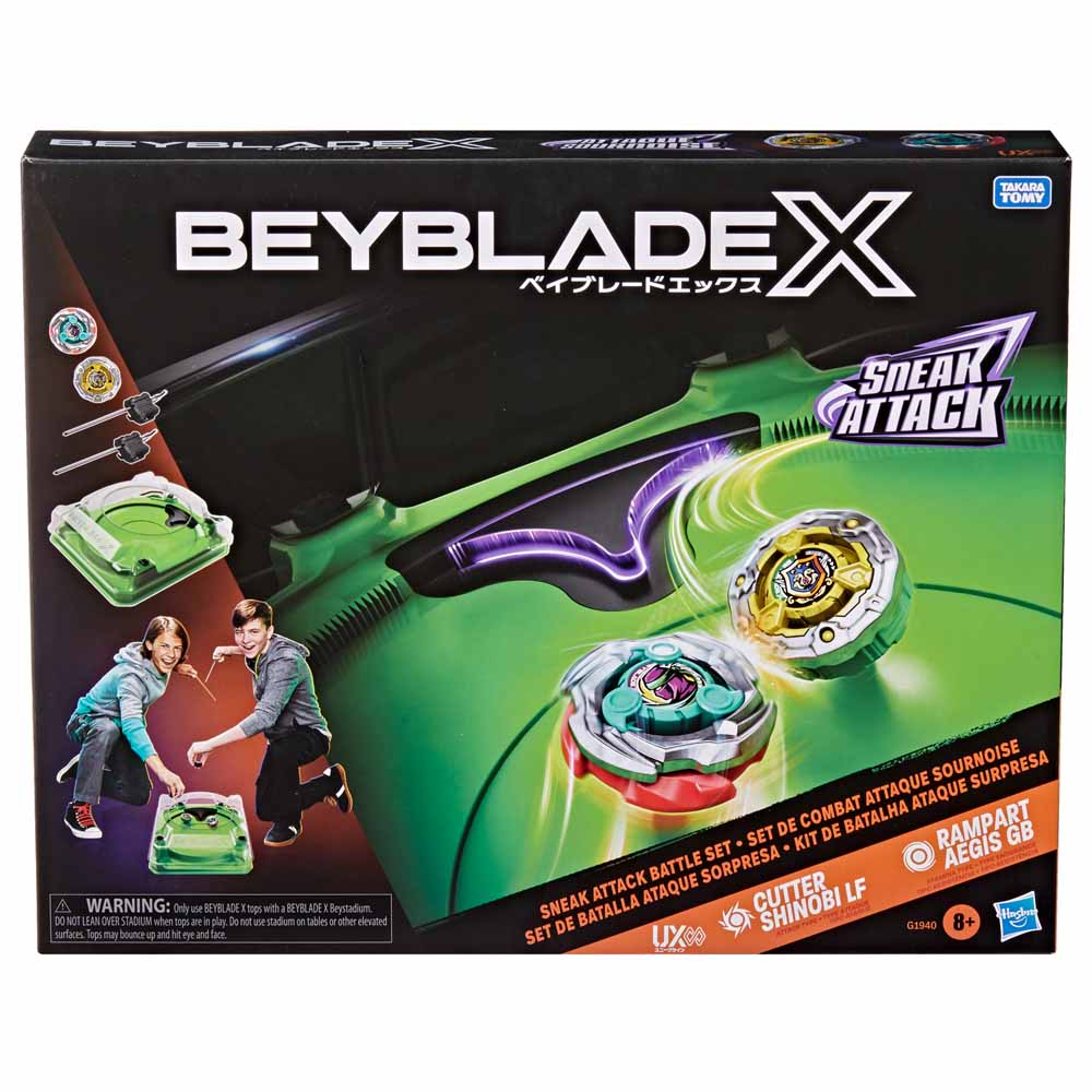 【海外限定】ベイブレードX SNEAK ATTACK BATTLE SET Beyblade X Sneak Attack Battle Set Beystadium — Toy Snowman