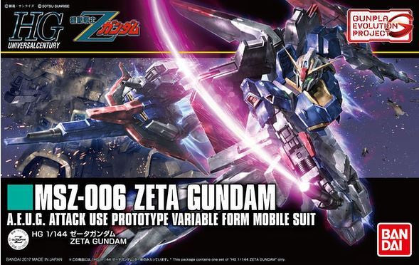 HGUC 1/144 #203 Zeta Gundam - Model Kit > Collectable > Gunpla > Hobby -  Bandai