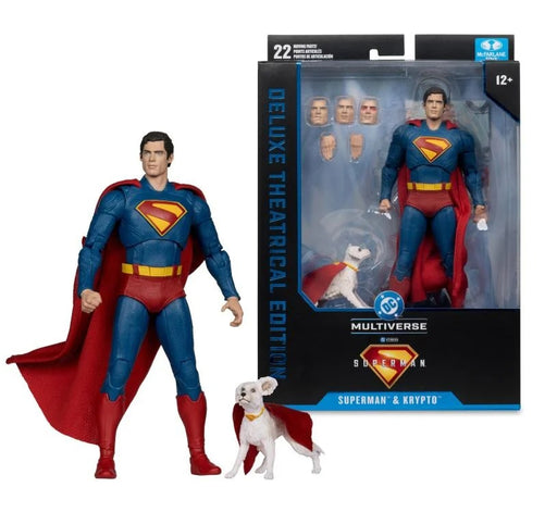 DC Multiverse Deluxe Theatrical Edition - Superman (2025) - Superman & Krypto - Collectables > Action Figures > toys -  McFarlane Toys