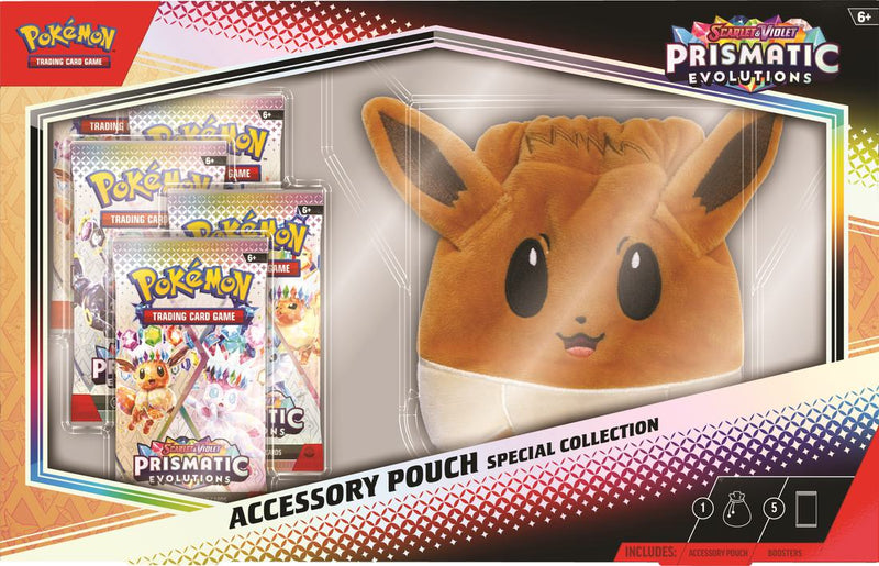 Pokémon TCG: Scarlet & Violet - Prismatic Evolutions - Accessory Pouch Special Collection - Card Games > Collectables > TCG > CCG -  Pokemon TCG