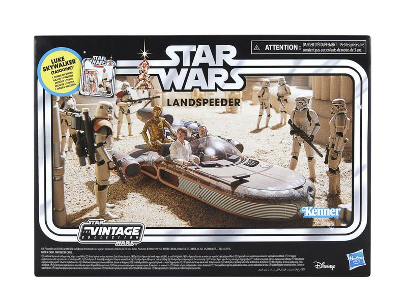 Star Wars: The Vintage Collection X-34 Landspeeder with Luke Skywalker (Tatooine) Action Figure - Collectables > Action Figures > toys -  Hasbro