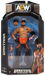 AEW All Elite Wrestling Unmatched Collection Series 2 Santana - Collectables > Action Figures > toys -  Jazwares
