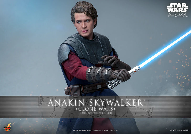 Star Wars - Anakin Skywalker (Clone Wars) 1/6th Scale Collectible Figure - TMS129 - Collectables > Action Figures > toys -  Hot Toys