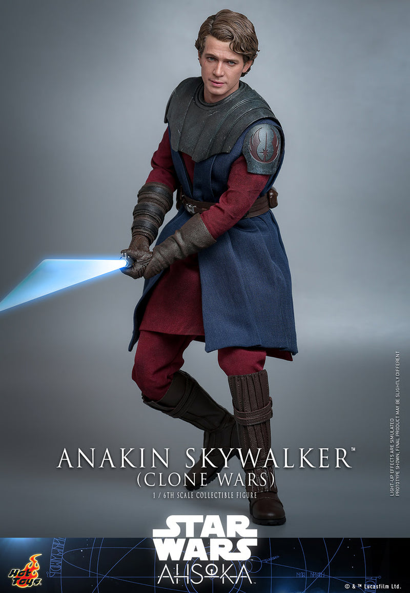 Star Wars - Anakin Skywalker (Clone Wars) 1/6th Scale Collectible Figure - TMS129 - Collectables > Action Figures > toys -  Hot Toys