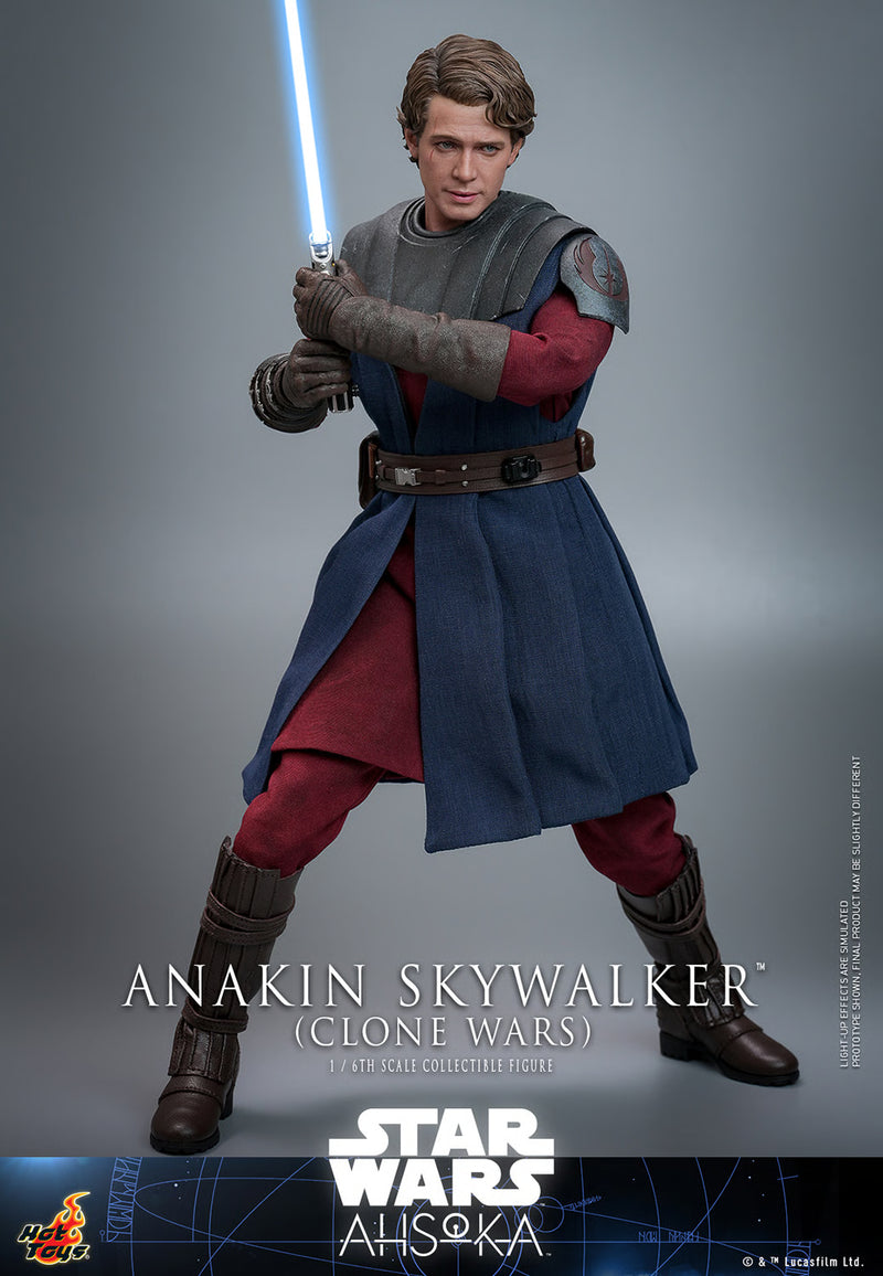Star Wars - Anakin Skywalker (Clone Wars) 1/6th Scale Collectible Figure - TMS129 - Collectables > Action Figures > toys -  Hot Toys