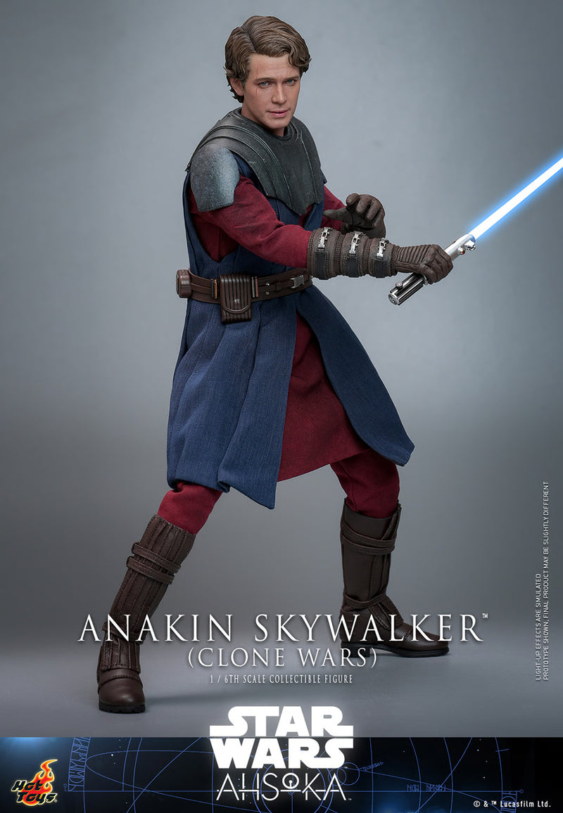 Star Wars - Anakin Skywalker (Clone Wars) 1/6th Scale Collectible Figure - TMS129 - Collectables > Action Figures > toys -  Hot Toys