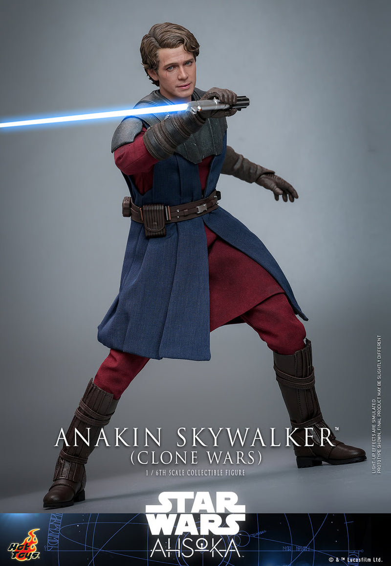 Star Wars - Anakin Skywalker (Clone Wars) 1/6th Scale Collectible Figure - TMS129 - Collectables > Action Figures > toys -  Hot Toys