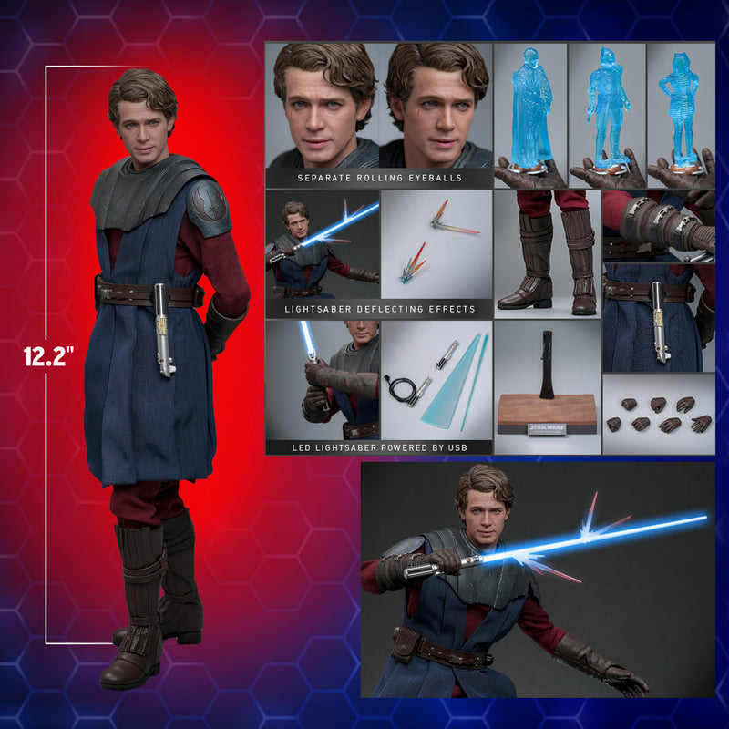 Star Wars - Anakin Skywalker (Clone Wars) 1/6th Scale Collectible Figure - TMS129 - Collectables > Action Figures > toys -  Hot Toys