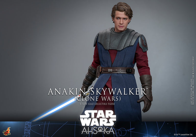 Star Wars - Anakin Skywalker (Clone Wars) 1/6th Scale Collectible Figure - TMS129 - Collectables > Action Figures > toys -  Hot Toys