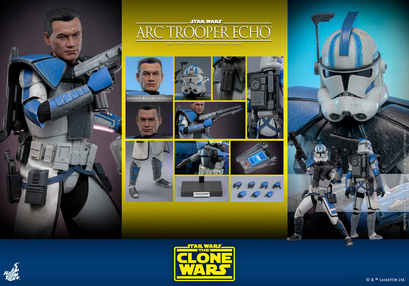 Star Wars: The Clone Wars - Arc Trooper Echo 1/6th Scale Collectible Figure - TMS133 - Collectables > Action Figures > toys -  Hot Toys