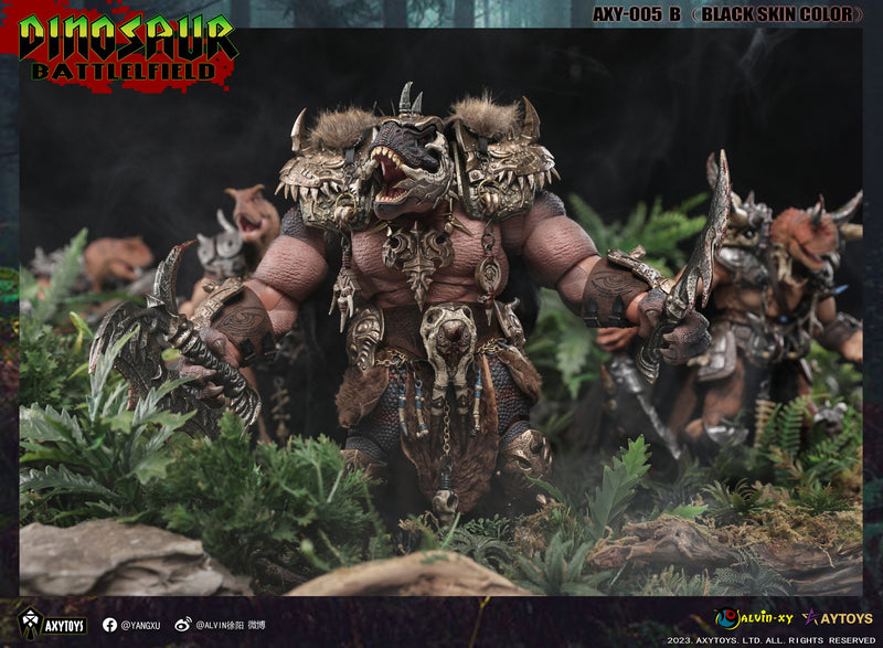 Dinosaur Battlefield - King Tyrannosaurus Deluxe - 1/12 Scale (preorder) - Collectables > Action Figures > toys -  AxyToys
