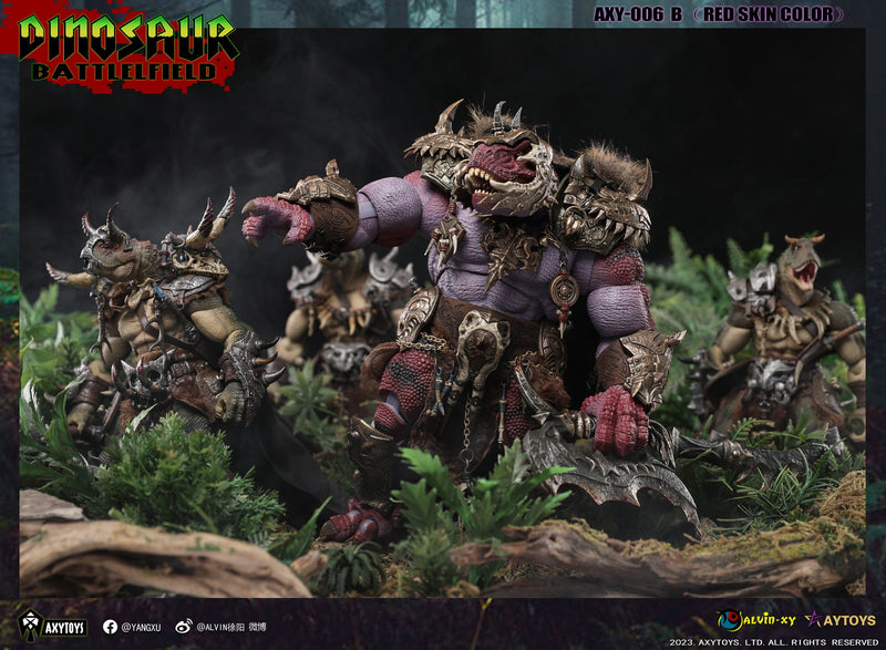 Dinosaur Battlefield - King Tyrannosaurus Deluxe - 1/12 Scale (preorder) - Collectables > Action Figures > toys -  AxyToys