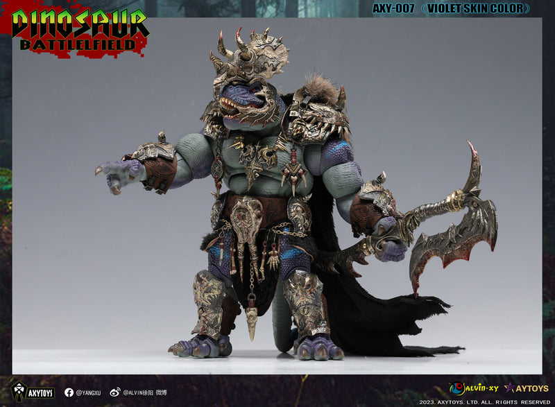 Dinosaur Battlefield - King Tyrannosaurus Deluxe - 1/12 Scale (preorder) - Collectables > Action Figures > toys -  AxyToys