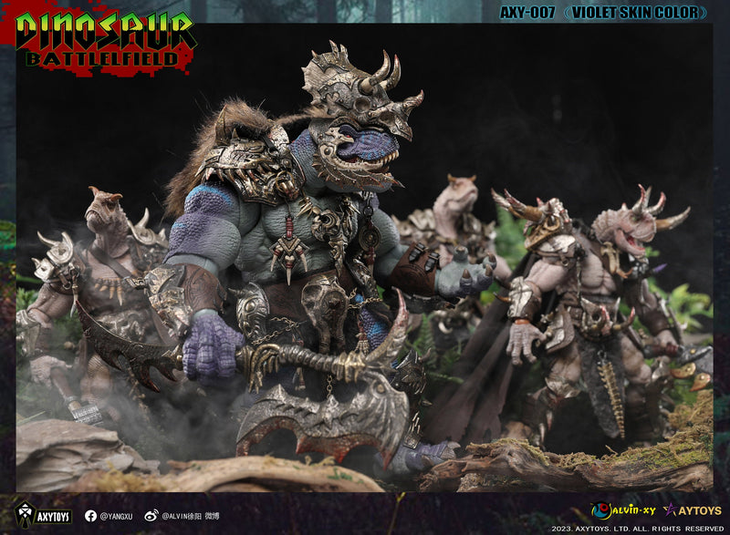 Dinosaur Battlefield - King Tyrannosaurus Deluxe - 1/12 Scale (preorder) - Collectables > Action Figures > toys -  AxyToys