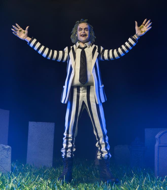 Beetlejuice (Black and White Suit) Action Figure - Collectables > Action Figures > toys -  Neca