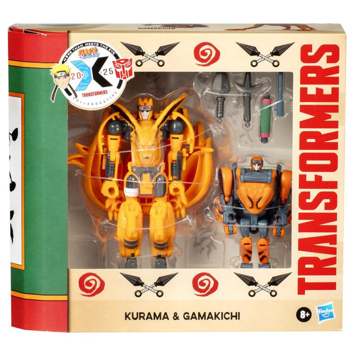 Transformers Collaborative Naruto: Shippuden x Transformers Kurama & Gamakichi Figure Set (preorder Q2 2025)