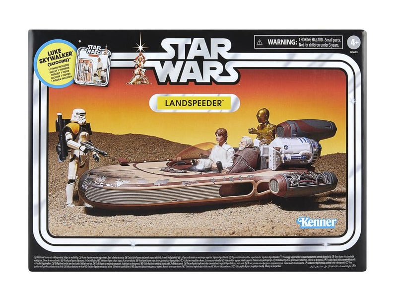 Star Wars: The Vintage Collection X-34 Landspeeder with Luke Skywalker (Tatooine) Action Figure - Collectables > Action Figures > toys -  Hasbro