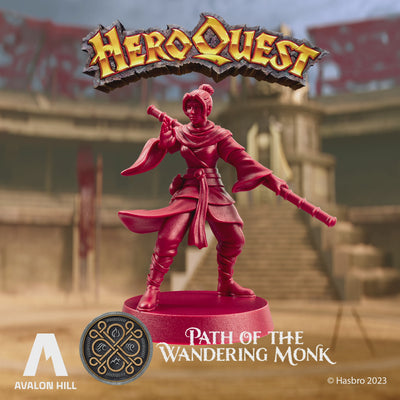 HeroQuest Hero Collection Path of the Wandering Monk Figures (preorder Q1) - Board Games -  Hasbro