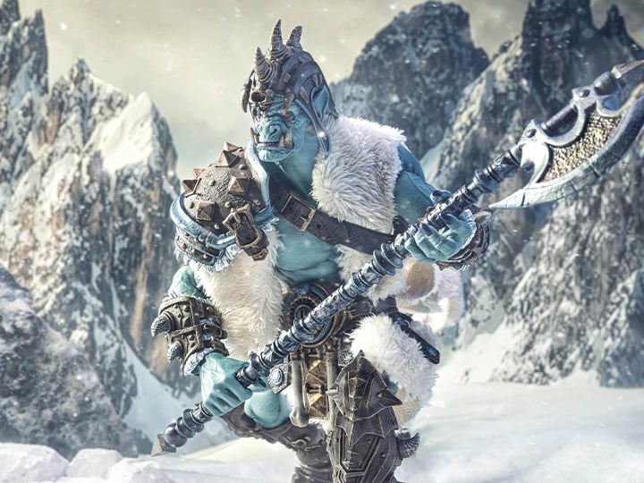 Mythic Legions - Ashes of Agbendor - Frost Ogre (Ogre-scale) (preorder Q2 2025) - Collectables > Action Figures > toys -  Four Horsemen