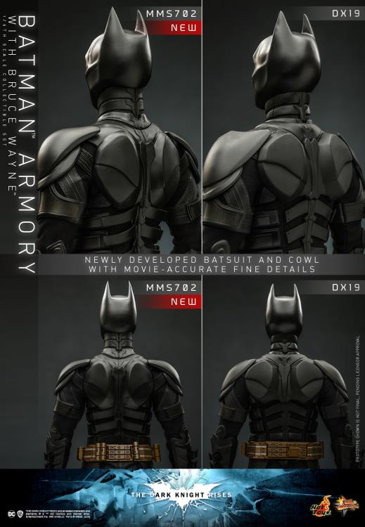 The Dark Knight Rises - Batman Armory with Bruce Wayne 1/6th Scale Collectible Figure - MMS702 - Collectables > Action Figures > toys -  Hot Toys
