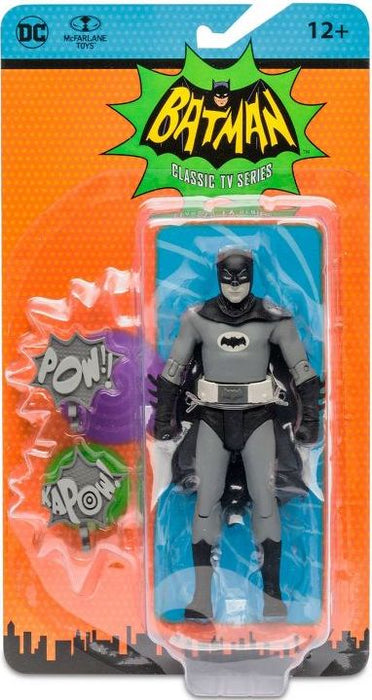 McFarlane Toys - DC Retro Batman 1966 6 Inch Action Figure - Batman Black & White Variant - Collectables > Action Figures > toys -  McFarlane Toys