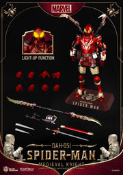 Beast Kingdom - Marvel Dynamic 8ction Heroes DAH-051 Medieval Knight Spider-Man - Collectables > Action Figures > toys -  Beast Kingdom