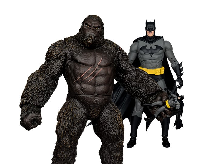 Justice League vs. Godzilla vs. Kong DC Multiverse Batman vs. Kong Action Figure Two-Pack (preorder Q1 2025)