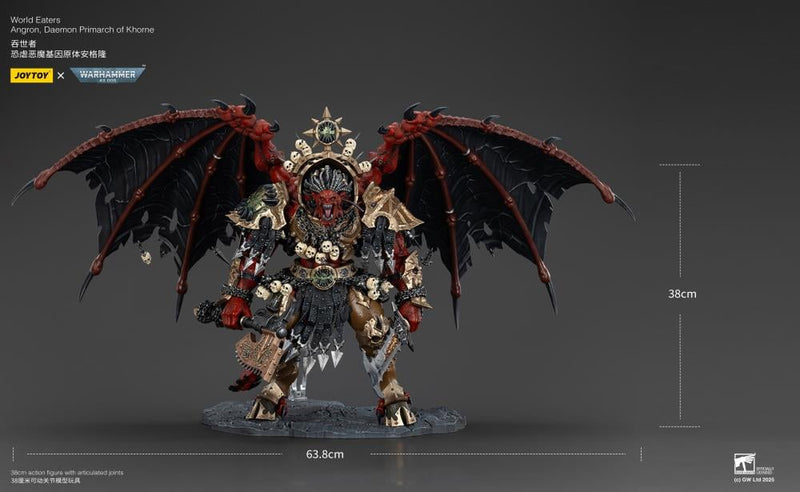 Joy Toy - Warhammer 40K - World Eaters - Angron, Daemon Primarch of Khorne 1/18 Scale Action Figure (preorder Q4 2025) - Collectables > Action Figures > toys -  Joy Toy