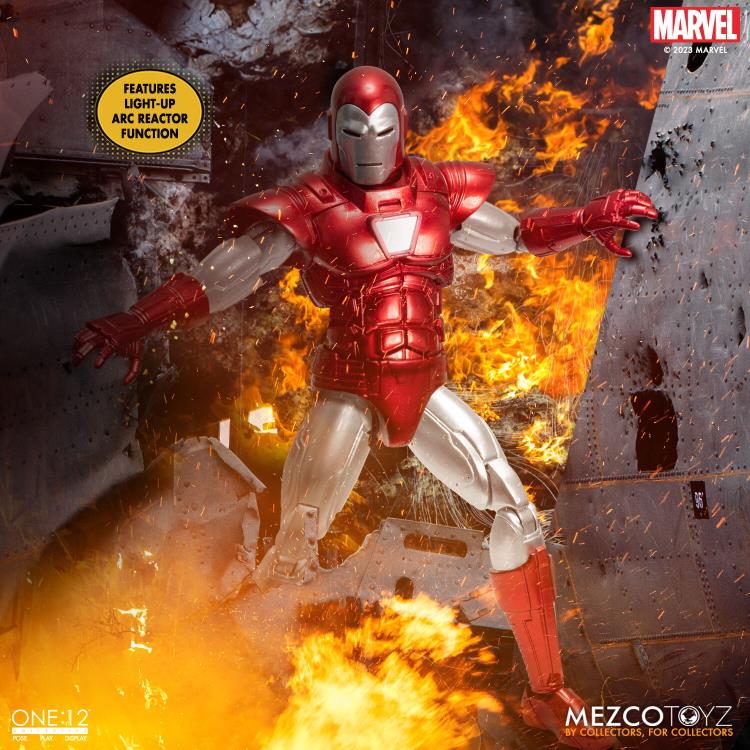 One:12 Collective Iron Man - Silver Centurion (preorder) - Collectables > Action Figures > toys -  MEZCO TOYS