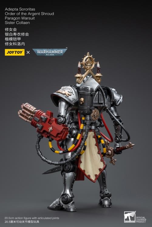 Joytoy - Warhammer 40k - Adepta Sororitas - Order of the Argent Shroud Paragon - Warsuit Sister Collaen - Collectables > Action Figures > toys -  Joy Toy