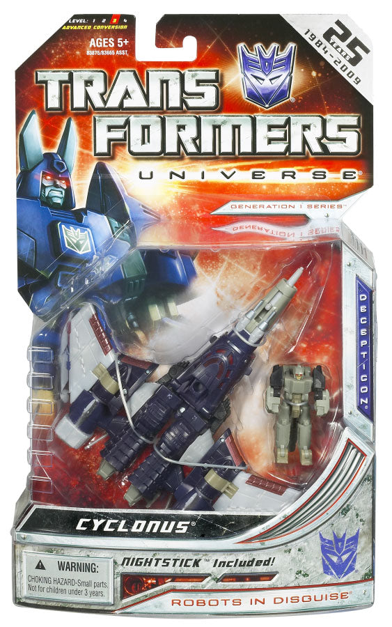 Transformers Universe Classic Series Deluxe Class 25th Anniversary Decepticon Cyclonus - Collectables > Action Figures > toys -  Hasbro