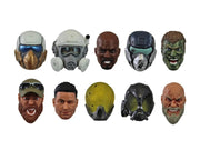 Action Force - Head Pack (Alpha) 1/12 Scale Accessory Set - Accessories / Supplies For toys -  VALAVERSE
