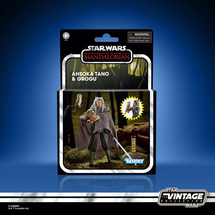 Star Wars: The Vintage Collection Ahsoka Tano & Grogu (The Mandalorian) Two-Pack Exclusive - Collectables > Action Figures > toys -  Hasbro