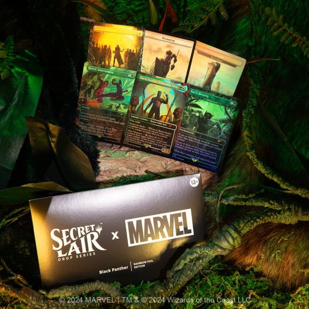 Secret Lair Drop Series - Secret Lair x Marvel's Black Panther - Foil Edition - Card Games > Collectables > TCG > CCG -  wizards of the coast