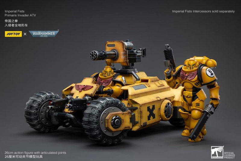 JoyToy - Warhammer 40k - Imperial Fists - Primaris Invader ATV 1/18 Scale Vehicle - Collectables > Action Figures > toys -  Joy Toy