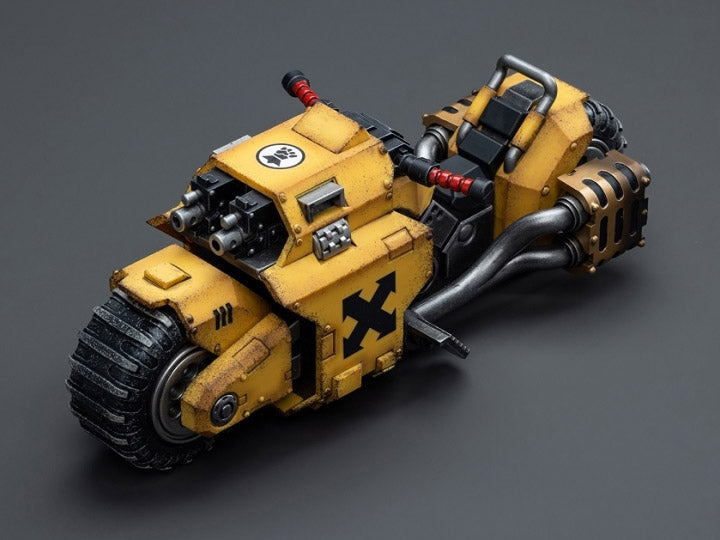 JoyToy - Warhammer 40k - Imperial Fists - Raider-Pattern Combat Bike 1/18 Scale Vehicle - Collectables > Action Figures > toys -  Joy Toy