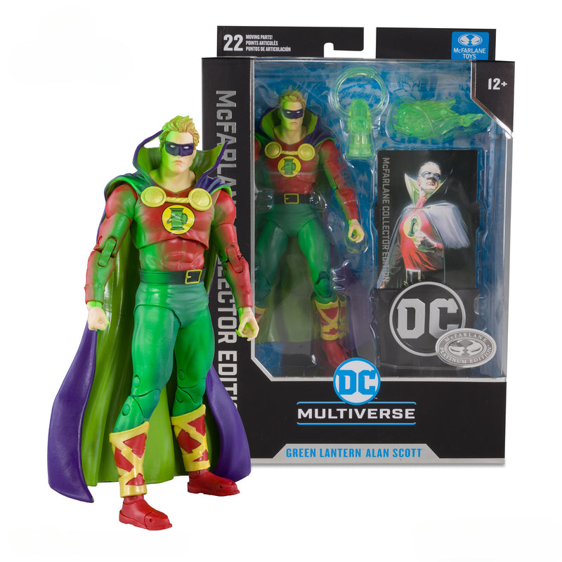 McFarlane Toys - Day of Vengeance DC Multiverse Collector Edition Green Lantern - Alan Scott - Platinum / Chase - Collectables > Action Figures > toys -  McFarlane Toys
