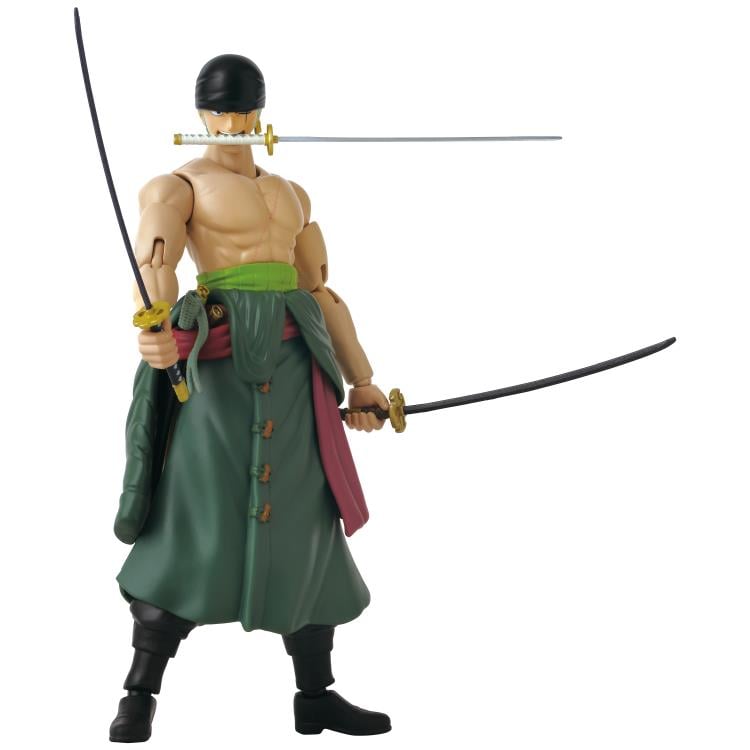 Anime Heroes - One Piece - Roronoa Zoro - Three Sword Style - Collectables > Action Figures > toys -  Bandai