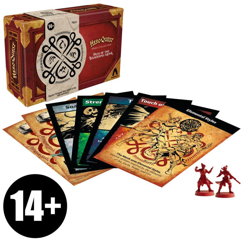 HeroQuest Hero Collection Path of the Wandering Monk Figures (preorder Q1) - Board Games -  Hasbro