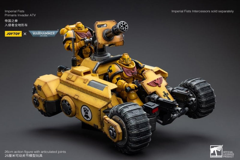 JoyToy - Warhammer 40k - Imperial Fists - Primaris Invader ATV 1/18 Scale Vehicle - Collectables > Action Figures > toys -  Joy Toy