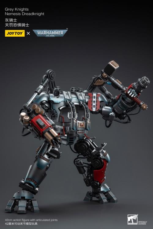 JoyToy - Warhammer 40K Grey Knights Nemesis Dreadknight with Terminator Caddon Vibova (preorder) - Collectables > Action Figures > toys -  Joy Toy