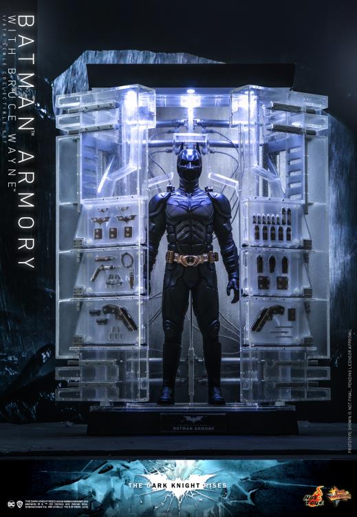 The Dark Knight Rises - Batman Armory with Bruce Wayne 1/6th Scale Collectible Figure - MMS702 - Collectables > Action Figures > toys -  Hot Toys