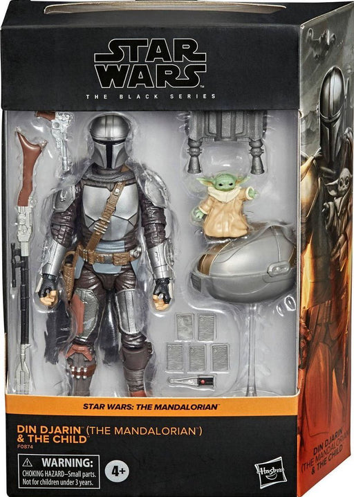 Star Wars The Black Series Din Djarin and The Child Deluxe - Action figure -  Hasbro