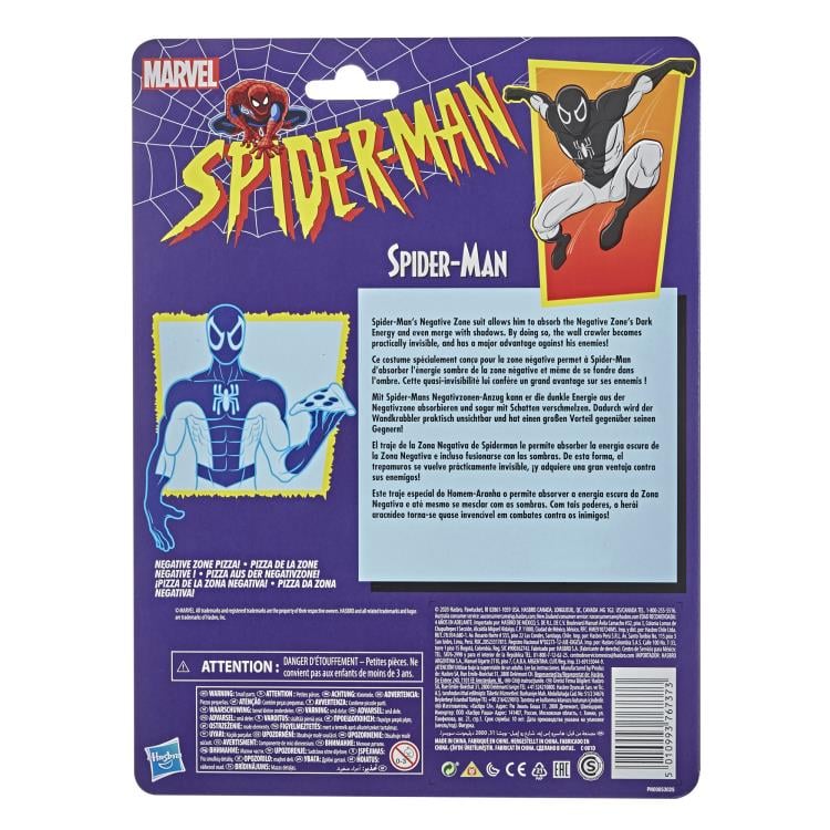 Spider-Man Marvel Legends Retro Collection Spider-Man (Negative Zone Suit) (Subpar Packaging) - Action & Toy Figures -  hasbro