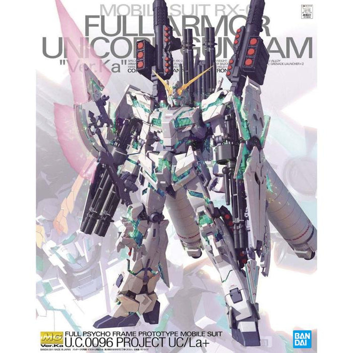 Mobile Suit Gundam Unicorn MG RX-0 Full Armor Unicorn Gundam (Ver.Ka) 1/100 - Model Kit > Collectable > Gunpla > Hobby -  Bandai