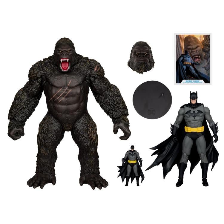 Justice League vs. Godzilla vs. Kong DC Multiverse Batman vs. Kong Action Figure Two-Pack - Collectables > Action Figures > toys -  McFarlane Toys