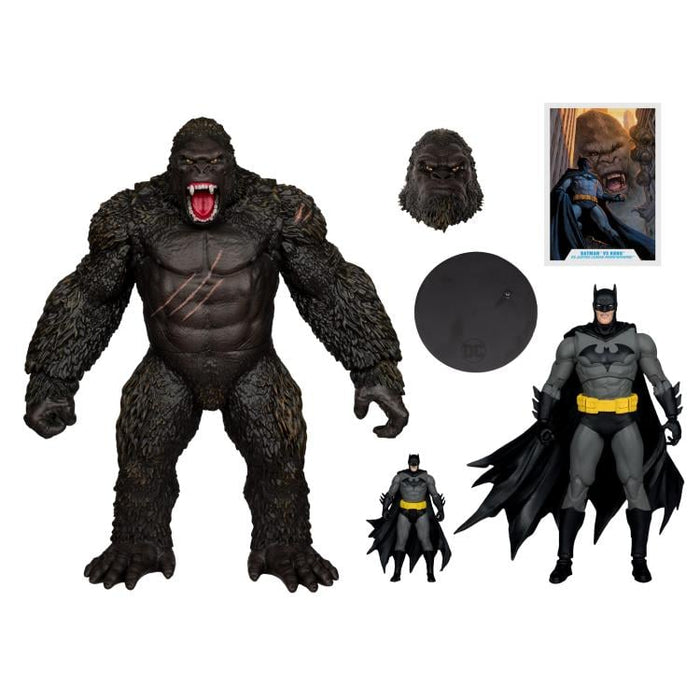 Justice League vs. Godzilla vs. Kong DC Multiverse Batman vs. Kong Action Figure Two-Pack (preorder Q1 2025)